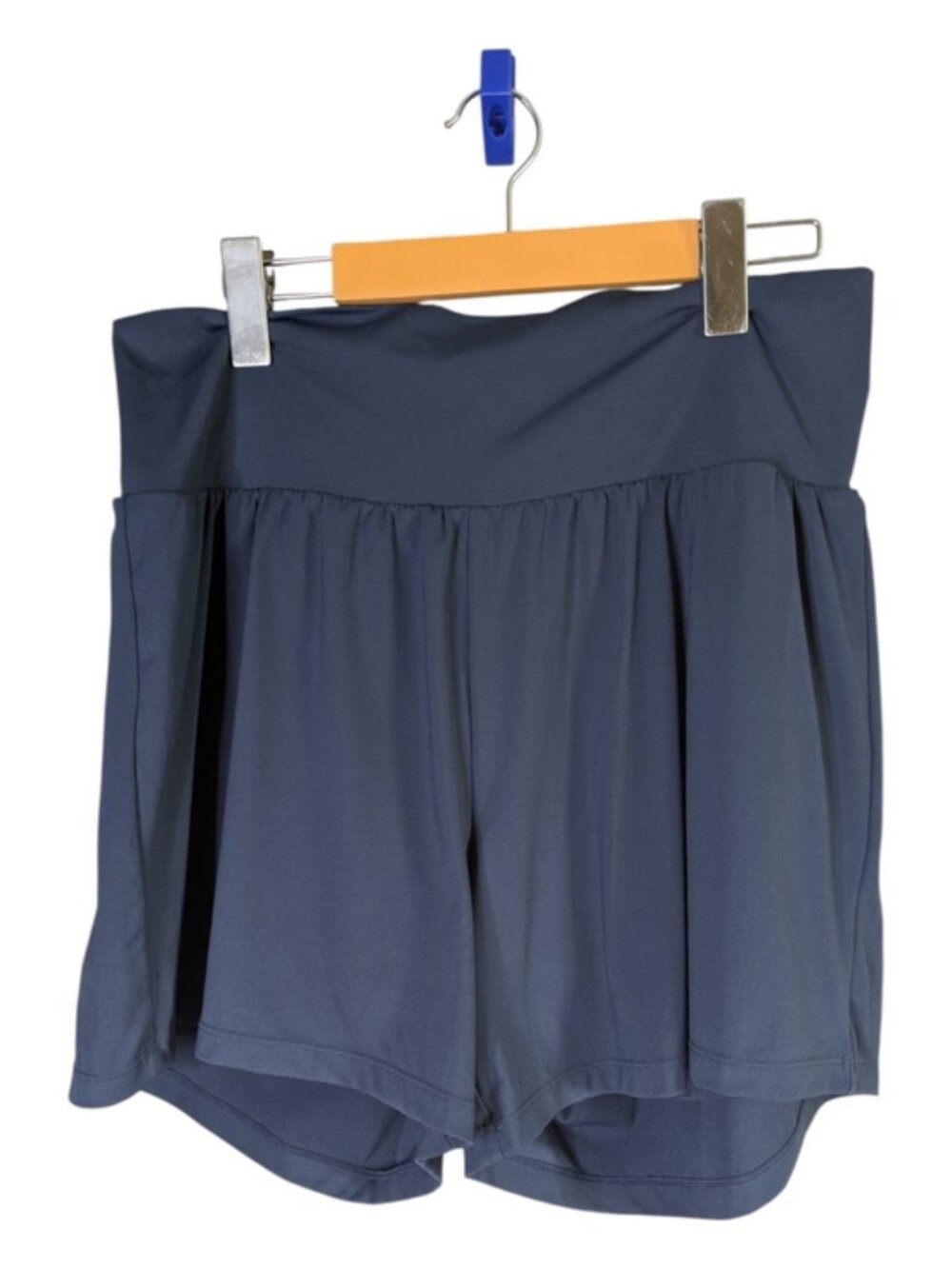 Halara SoftlyZero Airy Super High Waisted 2-in-1 Instant Cool Shorts Sz XL Long